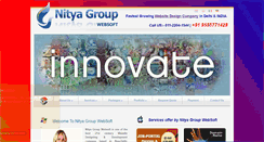 Desktop Screenshot of nityagroup.co.in