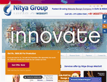 Tablet Screenshot of nityagroup.co.in